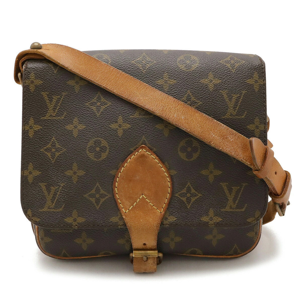 LOUIS VUITTON Monogram Cartouchiere Shoulder Bag Crossbody